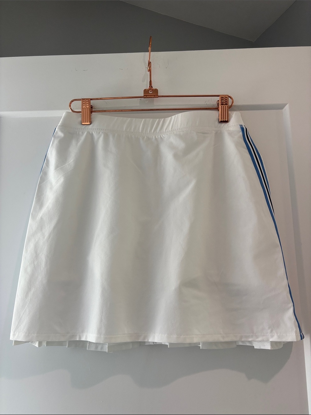 NWT RLX Ralph Lauren White Pleated Golf Tennis Skort